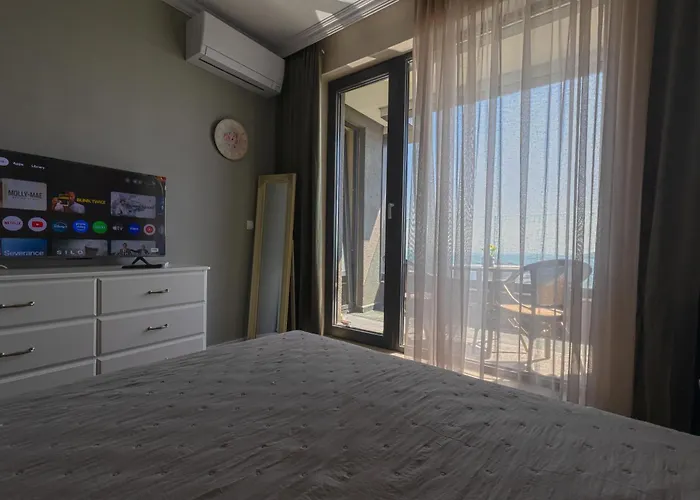 شقة Panorama Sky 17 - Lux Floor With Amazing Sea View