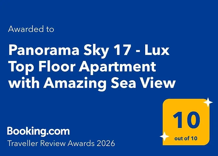 شقة Panorama Sky 17 - Lux Floor With Amazing Sea View